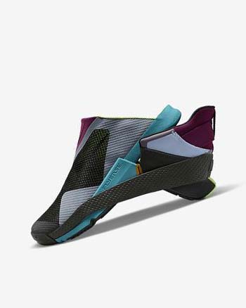 Black / Light Green / Black Men's Nike Go FlyEase Sneakers | CA2429