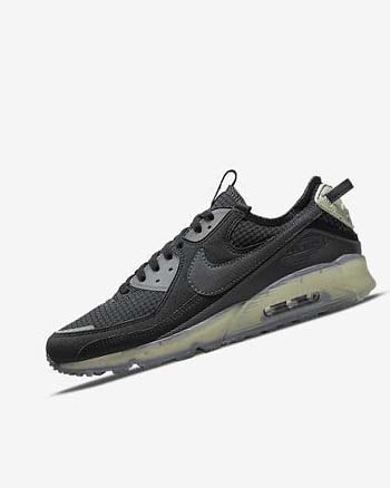 Black / Light Green / Dark Grey / Dark Grey Men's Nike Air Max Terrascape 90 Sneakers | CA4612