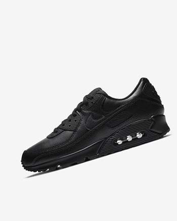 Black Men's Nike Air Max 90 LTR Casual Shoes | CA2710