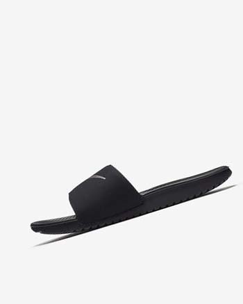 Black / Metal Gold Boy Nike Kawa Slides | CA2367