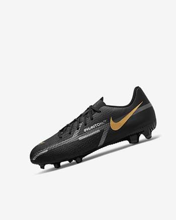 Black / Metal Gold / Dark Grey / Metal Dark Grey Boy Nike Jr. Phantom GT2 Academy MG Soccer Cleats | CA2209