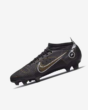 Black / Metal Silver / Grey / Metal Gold Women's Nike Mercurial Vapor 14 Pro FG Soccer Cleats | CA2397