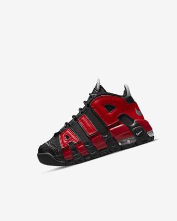 Black / Navy / White / Red Boy Nike Air More Uptempo Basketball Shoes | CA4996