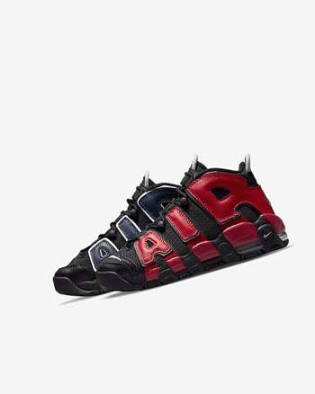 Black / Navy / White / Red Girls' Nike Air More Uptempo Sneakers | CA5069