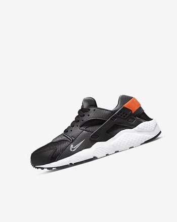 Black / Orange / Grey / White Boy Nike Huarache Run Shoes | CA2932