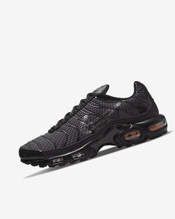 Black / Orange / Grey / White Men's Nike Air Max Plus Sneakers | CA2581