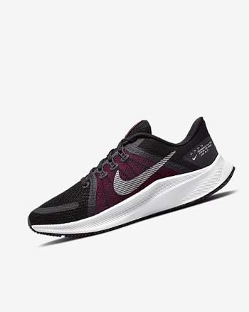 Black / Pink / Dark Grey / White Women's Nike Quest 4 Running Shoes | CA3237