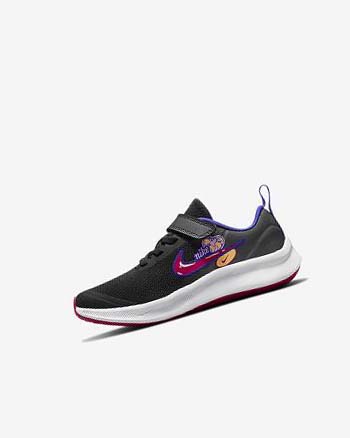 Black / Pink Girls' Nike Star Runner 3 SE Running Shoes | CA5155