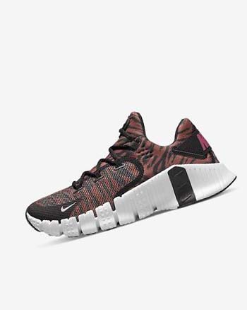 Black / Pink Women's Nike Free Metcon 4 Training Shoes | CA3057