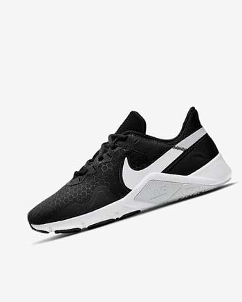 Black / Platinum / White Women's Nike Legend Essential 2 Training Shoes | CA2861