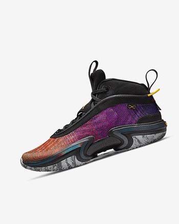 Black / Purple / Orange Men's Nike Air Jordan XXXVI Basketball Shoes | CA5123