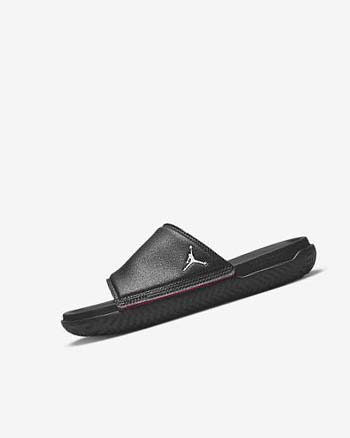 Black / Red Boy Nike Jordan Play Slides | CA2482