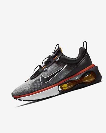 Black / Red / White Men's Nike Air Max 2021 Casual Shoes | CA5268