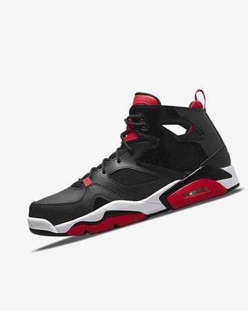 Black / Red / White Men's Nike Jordan Flight Club '91 Basketball Shoes | CA3019