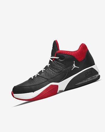 Black / Red / White Men's Nike Jordan Max Aura 3 Basketball Shoes | CA3256