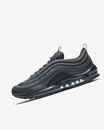 Black / White / Black Men's Nike Air Max 97 Casual Shoes | CA4547