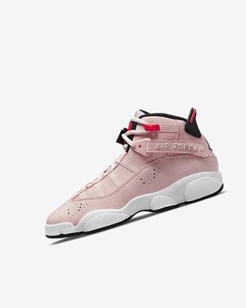 Black / White Boy Nike Jordan 6 Rings Basketball Shoes | CA5414