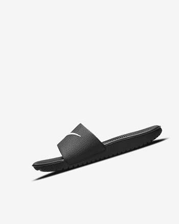 Black / White Boy Nike Kawa Slides | CA5560