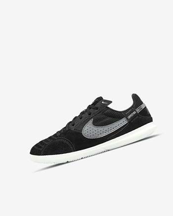 Black / White Girls' Nike Jr. Streetgato Soccer Shoes | CA4605