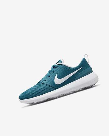 Black / White Girls' Nike Roshe G Jr. Golf Shoes | CA3134