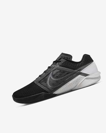 Black / White / Grey Men's Nike Zoom Metcon Turbo 2 Training Shoes | CA4629