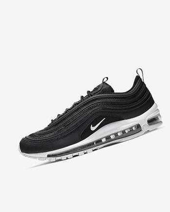 Black / White Men's Nike Air Max 97 Casual Shoes | CA2971