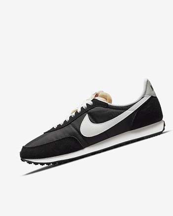 Black / White Men's Nike Waffle Trainer 2 Casual Shoes | CA2511