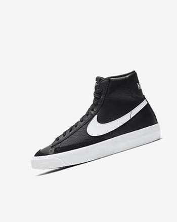Black / White / Orange Boy Nike Blazer Mid '77 Sneakers | CA2920