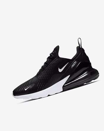 Black / White / Red / Dark Grey Men's Nike Air Max 270 Casual Shoes | CA3197
