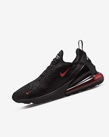 Black / White / Red Men's Nike Air Max 270 Casual Shoes | CA5308