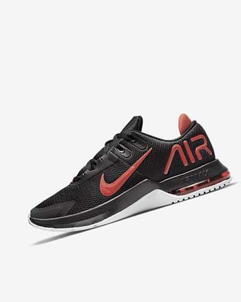 Black / White / Red Men's Nike Air Max Alpha Trainer 4 Training Shoes | CA2621