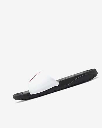 Black / White / Red Men's Nike Jordan Break Slides | CA4934