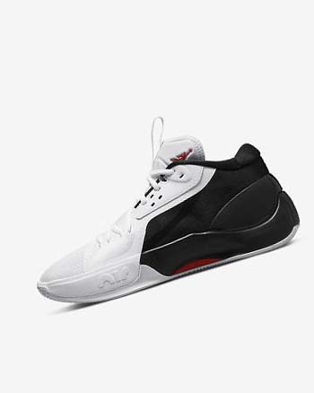 Black / White / Red Men's Nike Jordan Zoom Separate Basketball Shoes | CA2438
