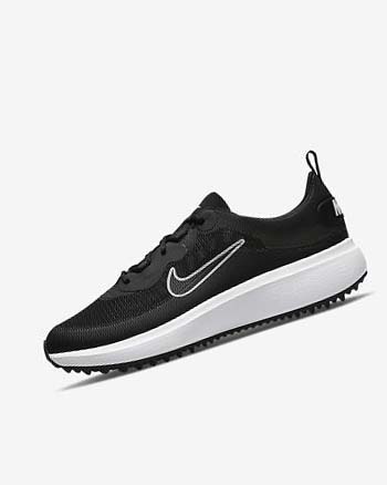 Black / White Women's Nike Ace Summerlite Golf Shoes | CA5592