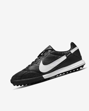 Black / White Women's Nike The Premier 3 TF Soccer Shoes | CA4708
