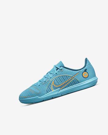 Blue / Orange Boy Nike Jr. Mercurial Vapor 14 Academy IC Soccer Shoes | CA2578
