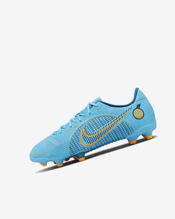 Blue / Orange Boy Nike Jr. Mercurial Vapor 14 Academy MG Soccer Cleats | CA5276