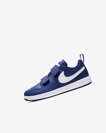 Deep Royal Blue / White Girls' Nike Pico 5 Shoes | CA5207