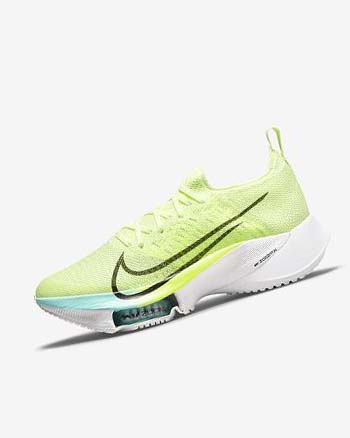 Green / Black Women's Nike Air Zoom Tempo NEXT% Running Shoes | CA4787