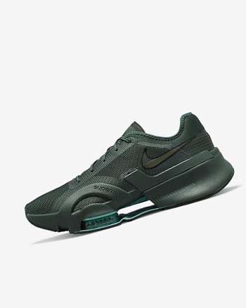 Green / Turquoise / Black / Multicolor Men's Nike Air Zoom SuperRep 3 Training Shoes | CA3007