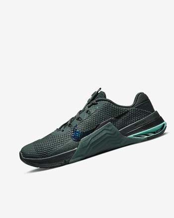 Green / Turquoise / Black / Multicolor Women's Nike Metcon 7 Training Shoes | CA4998