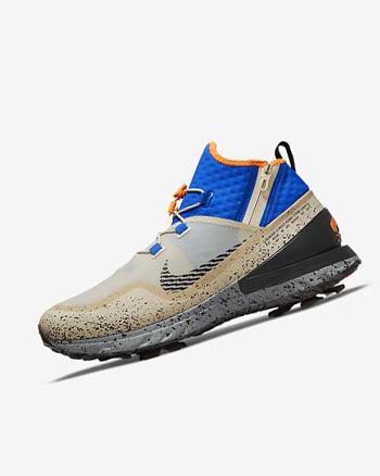 Grey / Black Men's Nike Air Zoom Infinity Tour Shield Golf Shoes | CA5545