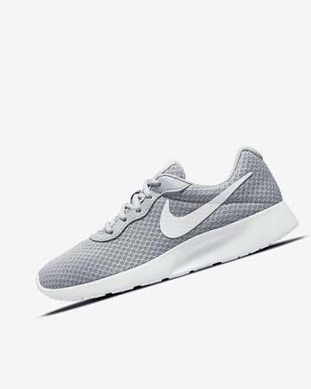 Grey / Black / White Women's Nike Tanjun Sneakers | CA4586
