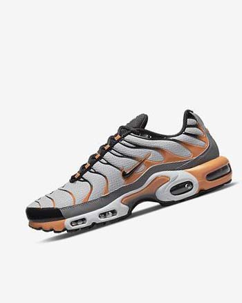 Grey / Grey / Deep Yellow / Black Men's Nike Air Max Plus Sneakers | CA2978