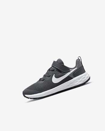 Grey / Grey / White Boy Nike Revolution 6 Running Shoes | CA5380