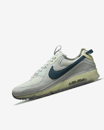Grey / Light Green / Dark Turquoise Green Men's Nike Air Max Terrascape 90 Sneakers | CA2925