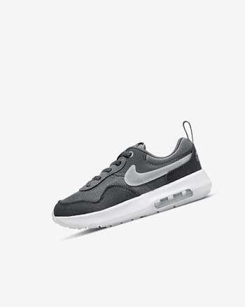 Grey / Turquoise / Dark Grey / Black Boy Nike Air Max Motif Shoes | CA4896