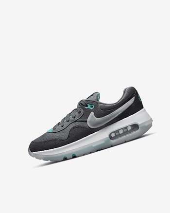 Grey / Turquoise / Dark Grey / Black Girls' Nike Air Max Motif Shoes | CA4661