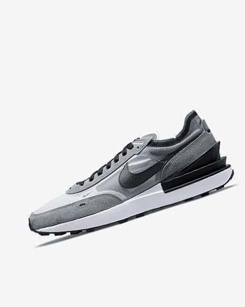 Grey / White / Grey / Black Men's Nike Waffle One SE Sneakers | CA1190
