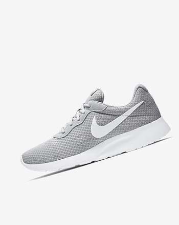 Grey / White Men's Nike Tanjun Sneakers | CA2491